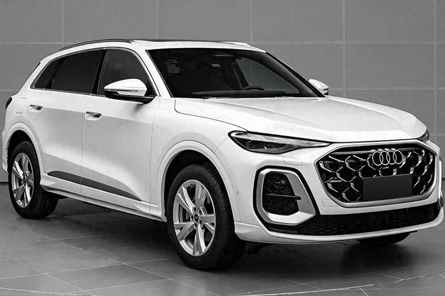 全新奥迪Q5L国内实车曝光!外观造型更运动,搭载2.0T发动机