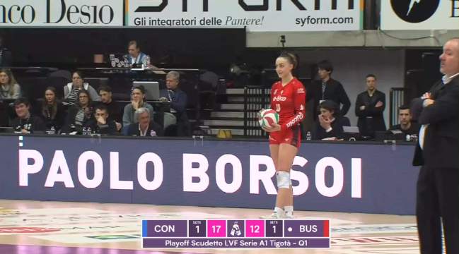 朱婷16分科内利亚诺2-1胜布斯托阿西齐奥，哈克29分全场最高