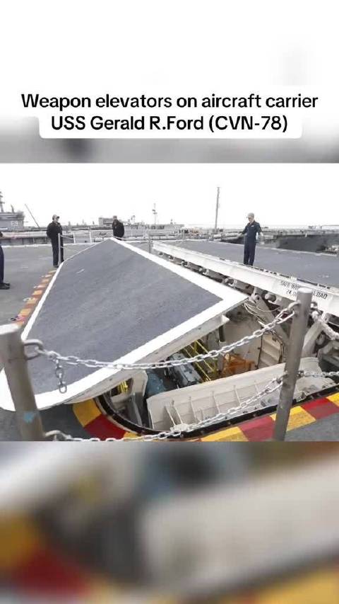 福特号航母武器升降机先进但马桶频堵