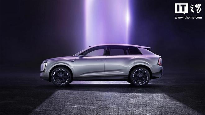 上汽奥迪AUDI E7X新车官宣“Here it comes”，矩形尾灯点亮