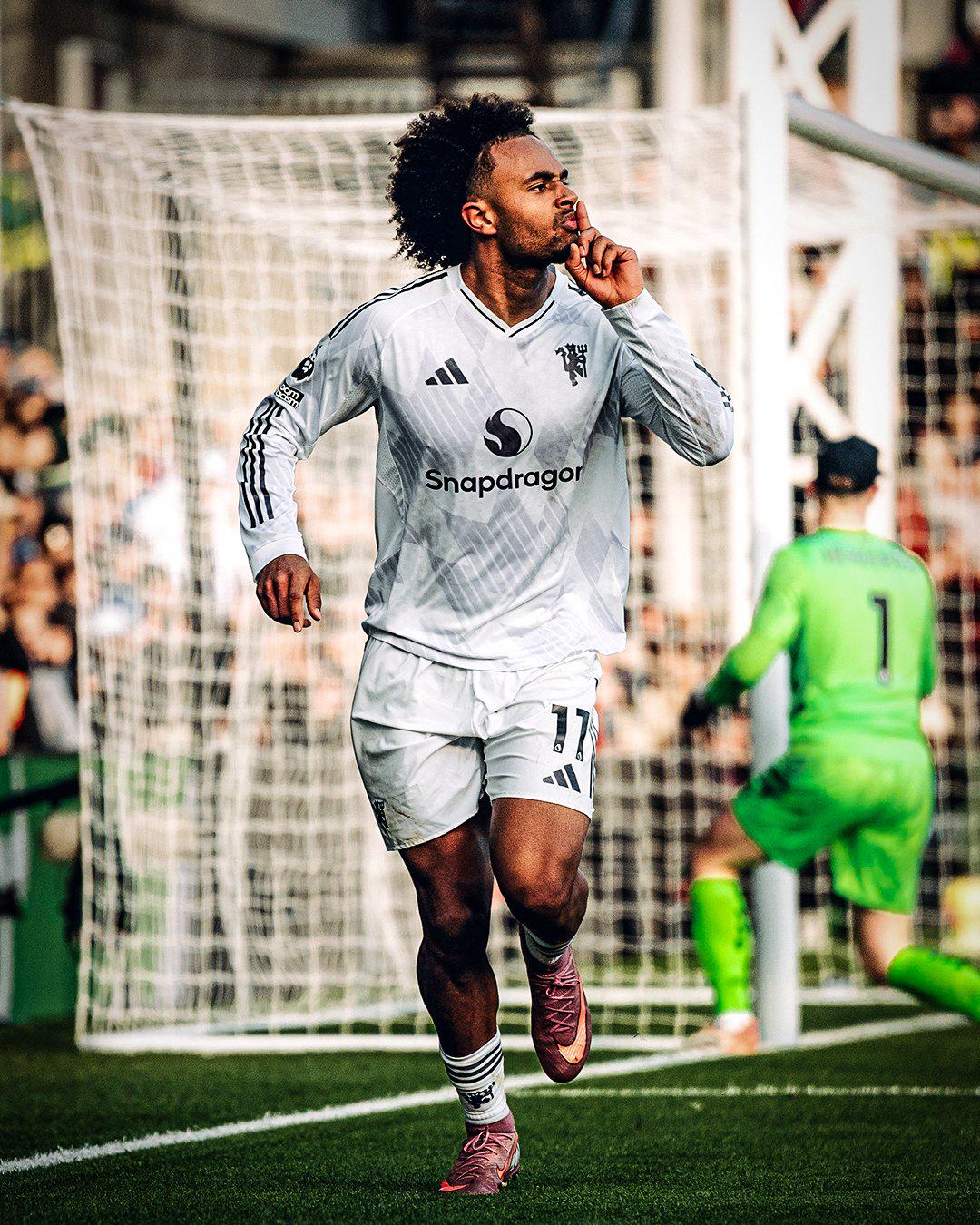 英超-曼联2-1逆转水晶宫!齐尔克泽零度角破门 芒特世界波