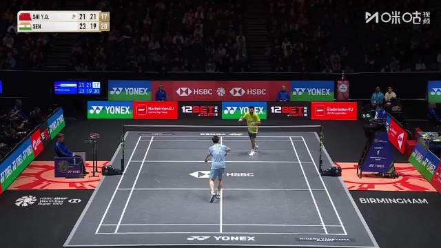 全英赛石宇奇首轮1比2惜败拉克什亚止步16强