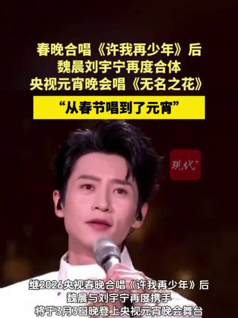 魏晨刘宇宁春晚后再合体