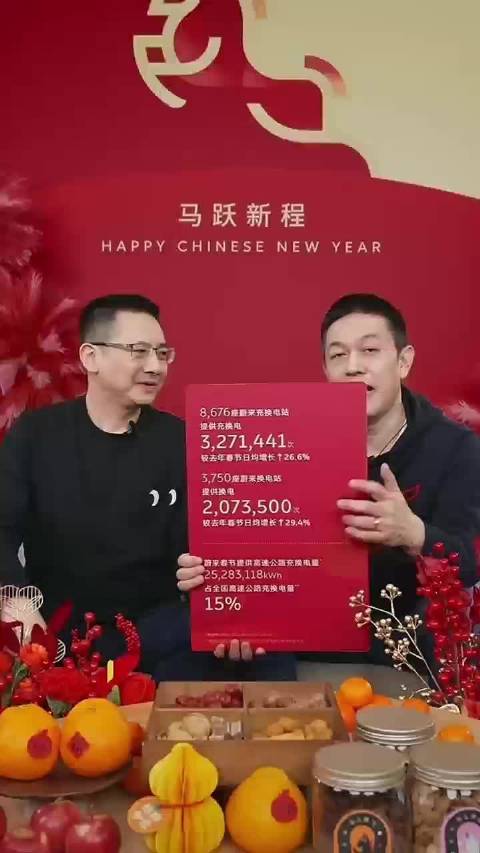 2026春节蔚来高速换电破1亿次，覆盖550城省时49万小时