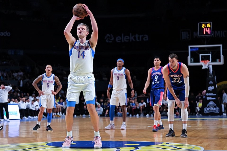 雷霆用双向合同签下锋线新秀，但他在发展联盟的表现都不太理想？