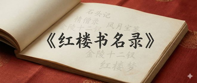 红楼书名录 | 之五 | 《红楼梦》