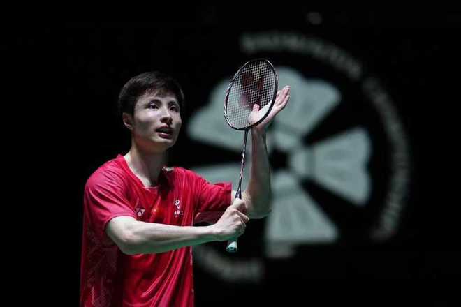 羽毛球世锦赛：石宇奇2-0击败拉克什亚，晋级男单32强