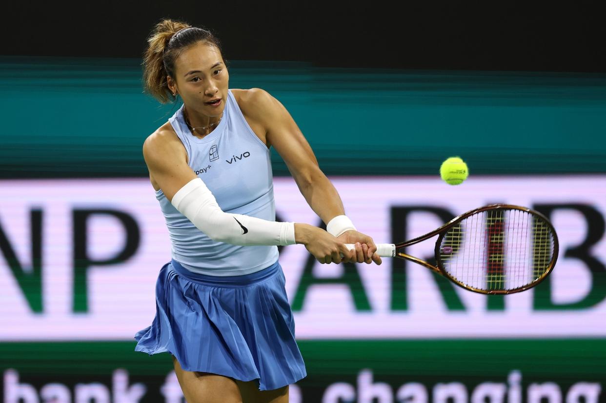 0:2!郑钦文止步WTA印第安维尔斯站八强