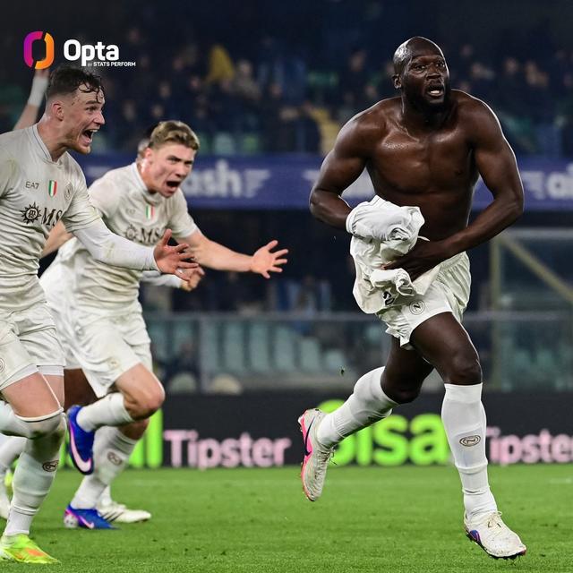 时隔281天再度在联赛进球,为卢卡库五大联赛生涯最长间隔|卢卡库|大联赛|意甲|维罗纳队|那不勒斯