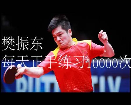 樊振东每天正手练习10000板，看国外球迷是怎么评价的？