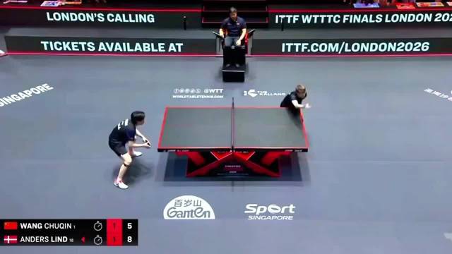 王楚钦赛场绝杀对手,超低空爆炸球技惊艳