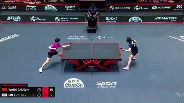 王楚钦激战小勒布伦，新加坡半决赛火力爆棚