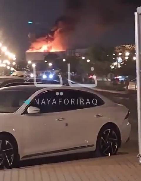 沙特首都利雅得也被无人机打击了 来源：نايا - NAYA