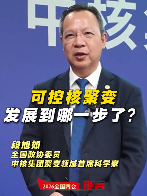 两会能言 | 可控核聚变发展到哪一步了？看看全国政协委员怎么说！