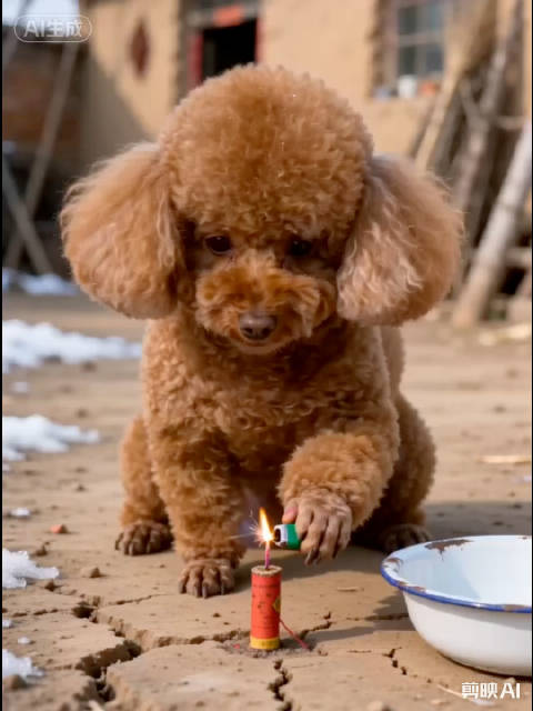 城市不能放鞭炮，带仔仔回了老家