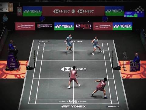 王昶梁伟铿全英赛男双首战告捷，二比零胜日本组合