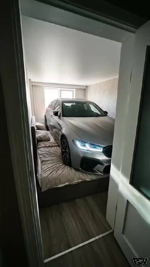 一点儿看不出来是AI，这宝马M5的光影也太自然了