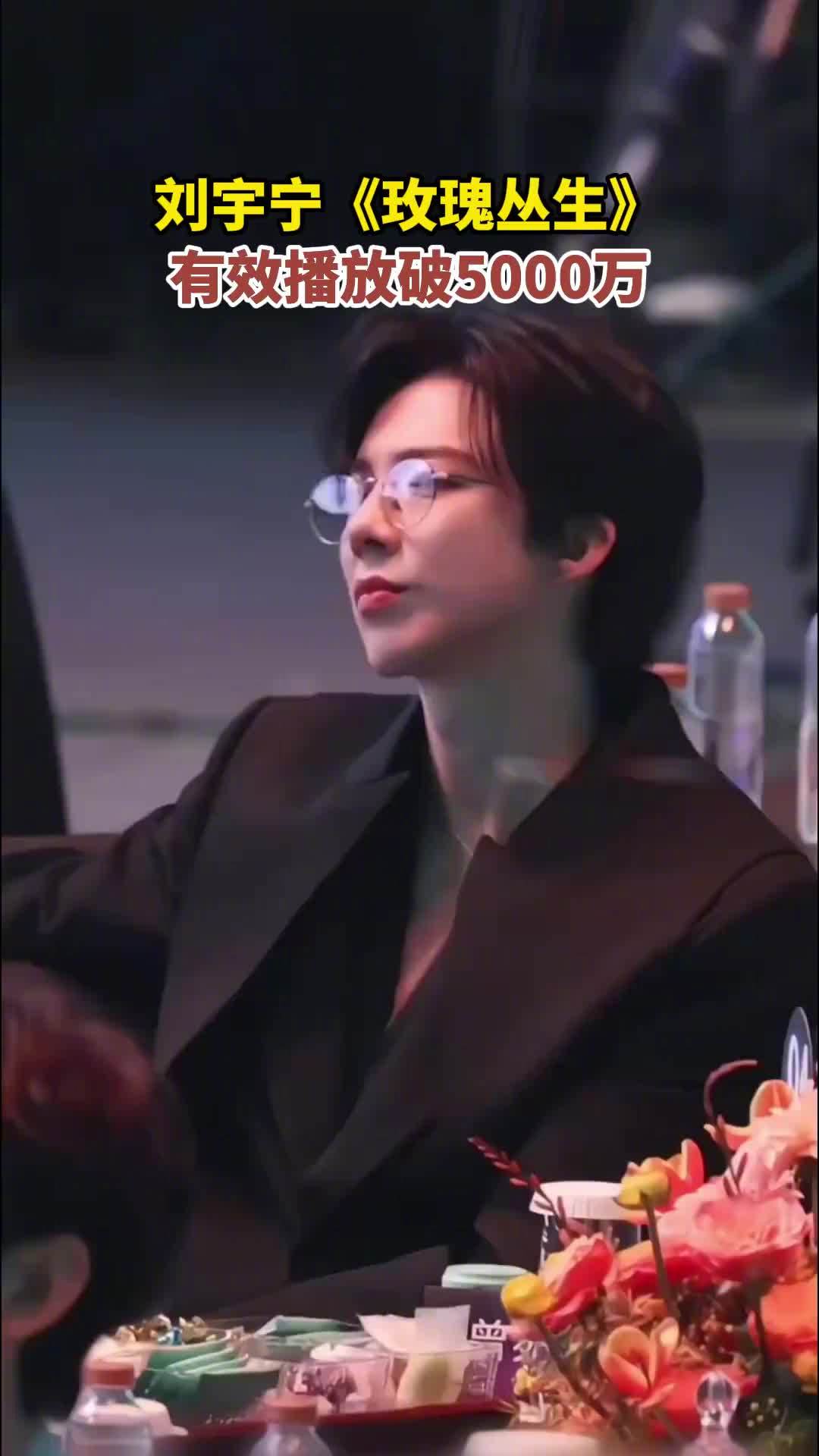 刘宇宁玫瑰丛生有效播放超5000万