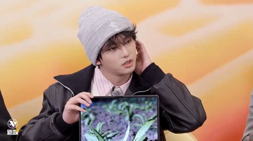 穆祉丞直播晒春节菜苗照片,分享老家宁静生活