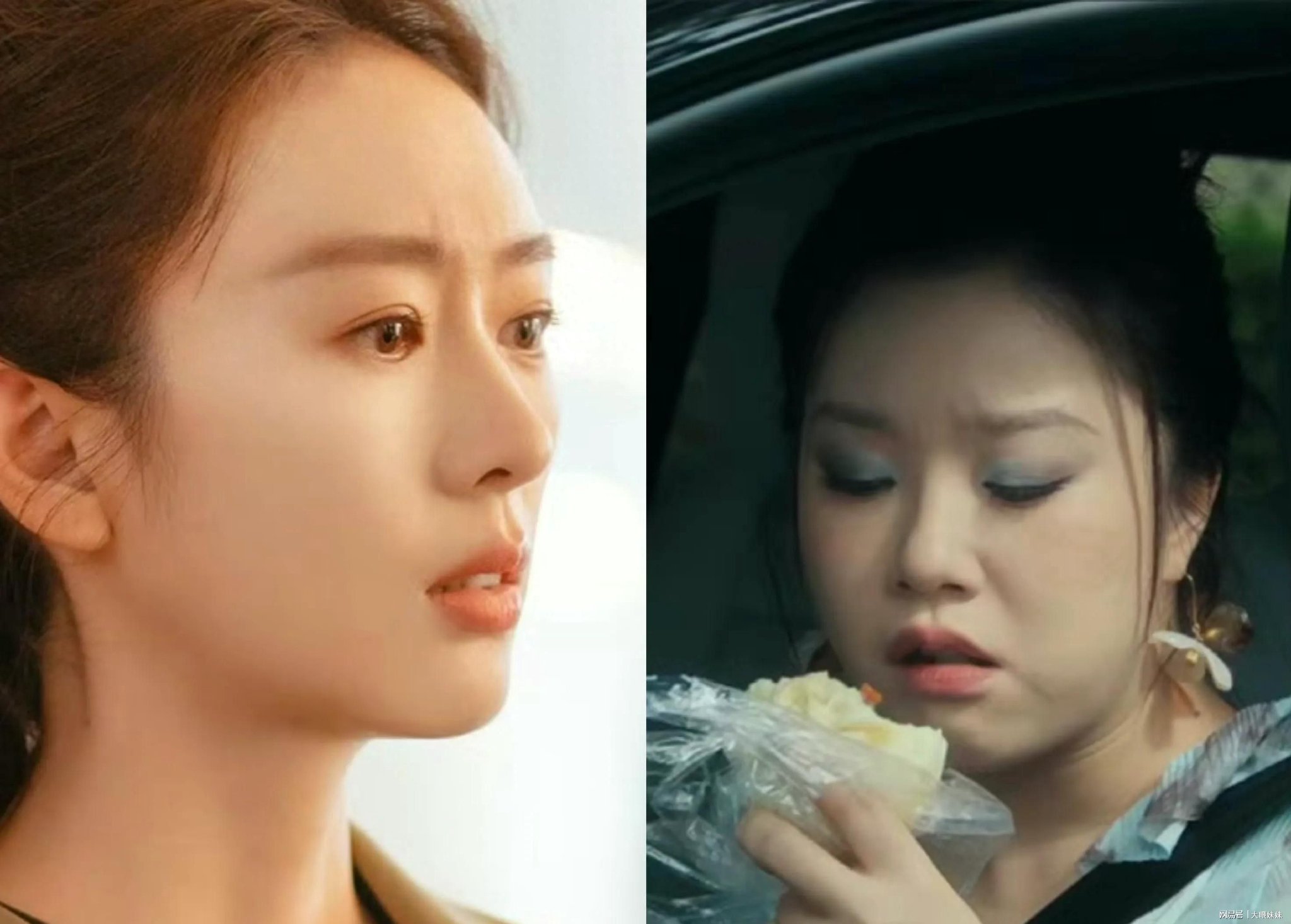 女演员的身材很重要，40岁童瑶与33岁王菊站一起，差别很明显