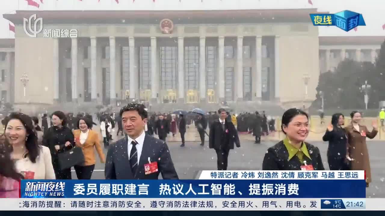 委员履职建言 热议人工智能、提振消费