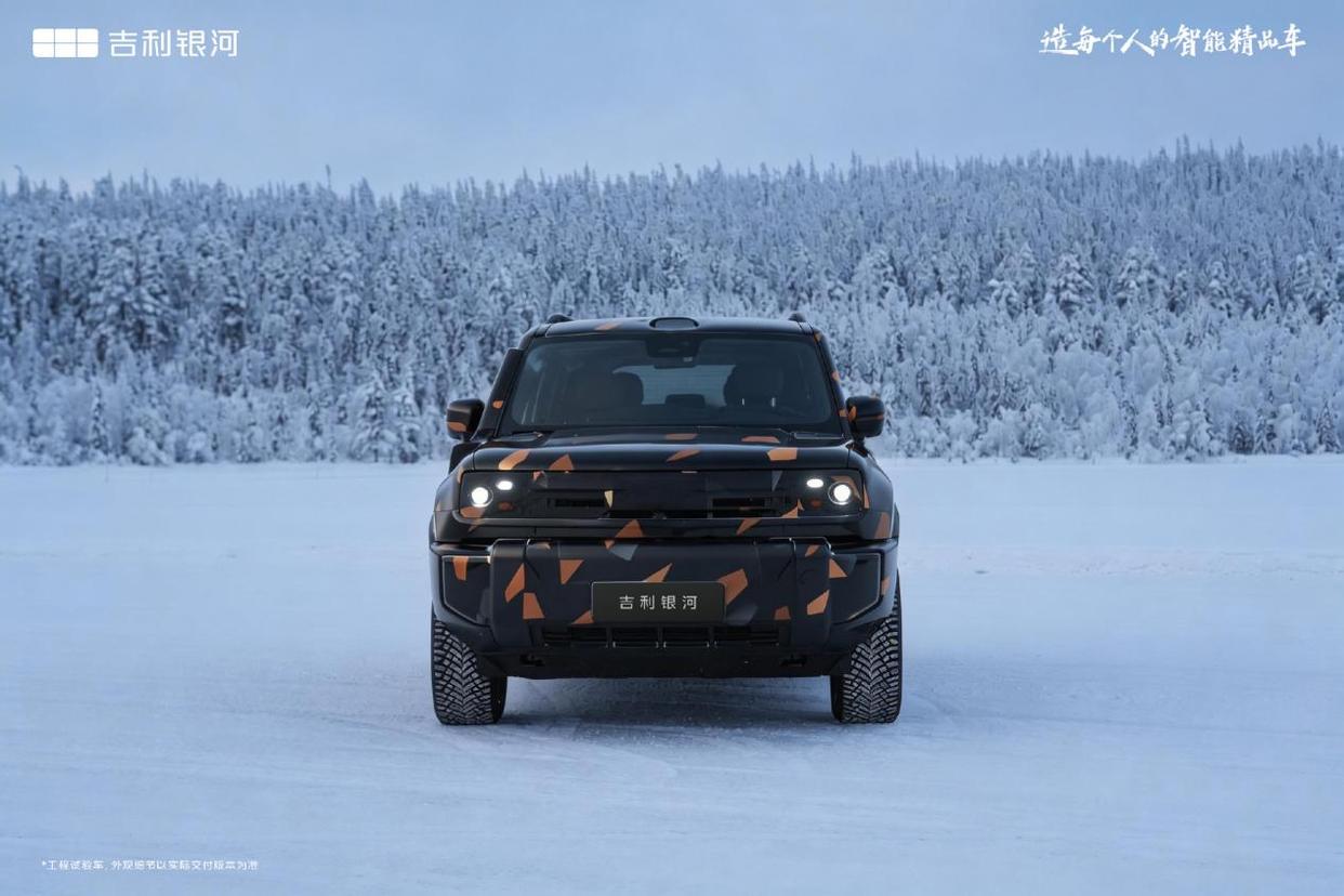 吉利银河战舰谍照 品牌首款科技硬核SUV