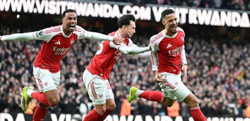 阿森纳每次角球进攻平均耗时44秒，为本赛季至今英超第一