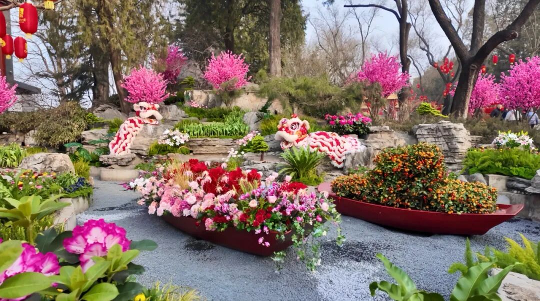 千年廣州花街首次正式進京。圖/北京市北海公園微信公眾號