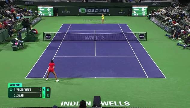 张帅印第安维尔斯首轮不敌雅斯特雷姆斯卡，即时排名第60位