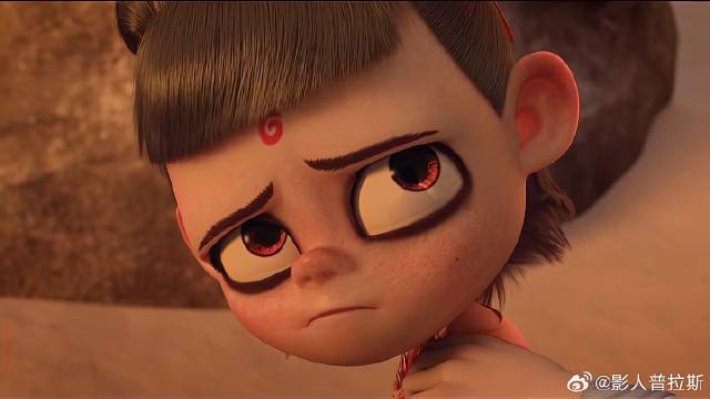 哪吒和敖丙踢毽子，高兴流眼泪，下幕操作太要面