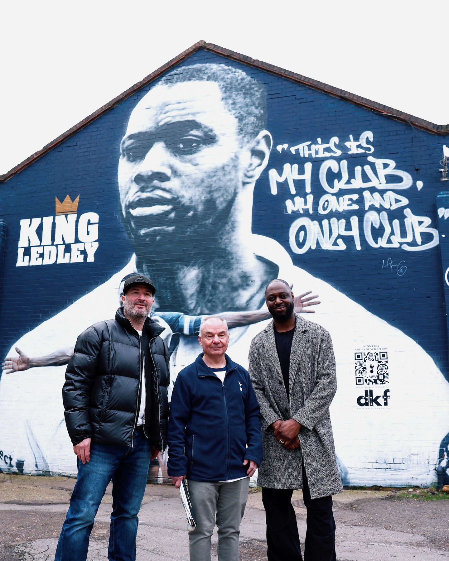 热刺球场外肖像画增设视障球迷语音解说服务