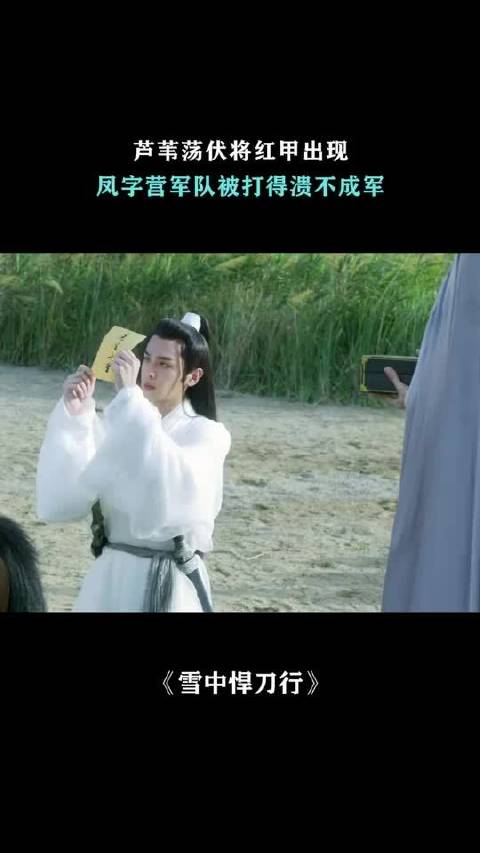 雪中悍刀行芦苇荡伏击战，凤字营遭红甲重创
