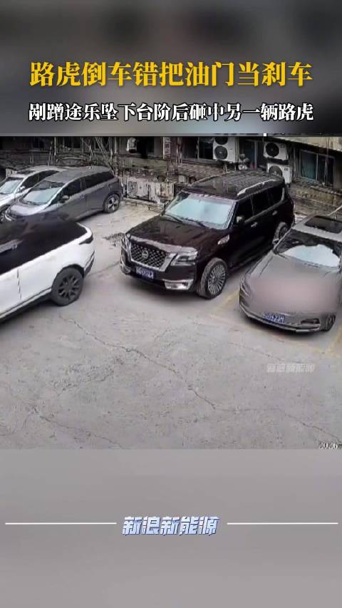 路虎倒车错把油门当刹车