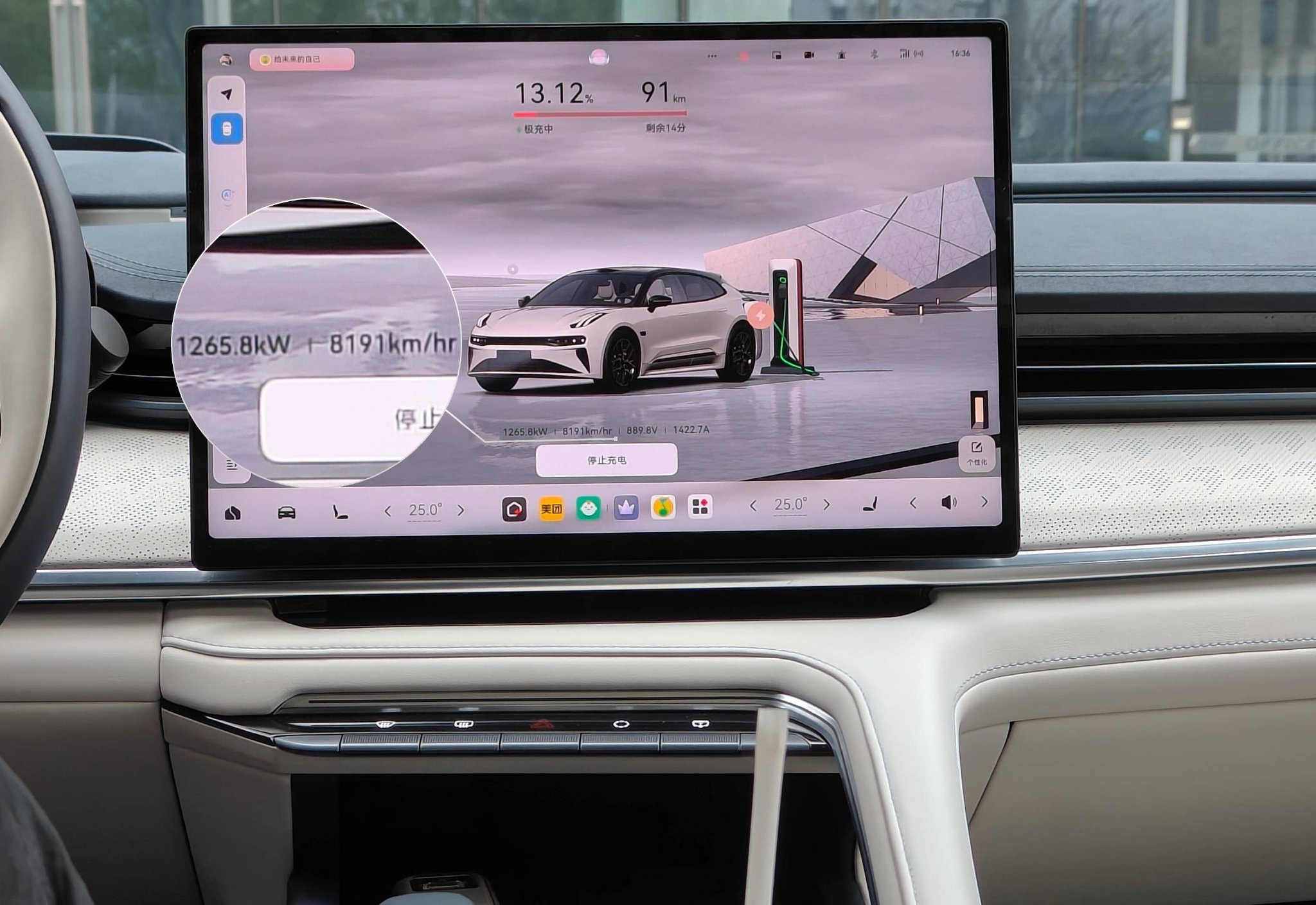 量产半年即巅峰，极氪001实测兆瓦级快充峰值功率1266.4kW