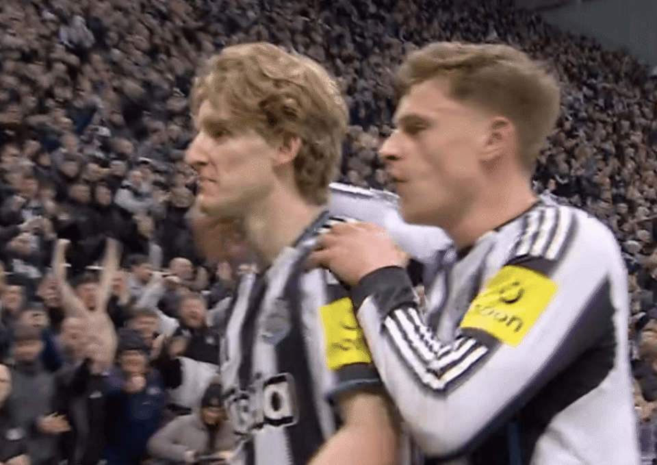 纽卡1-1曼联半场数据：射门8-7，射正2-3，良机1-1