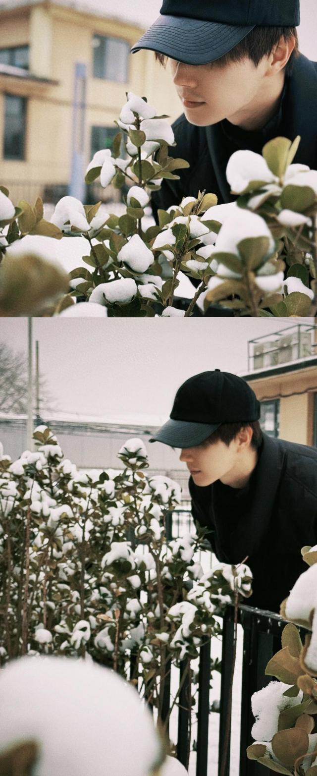 231212 银装素裹中许凯邀你共赏冬季京城之美