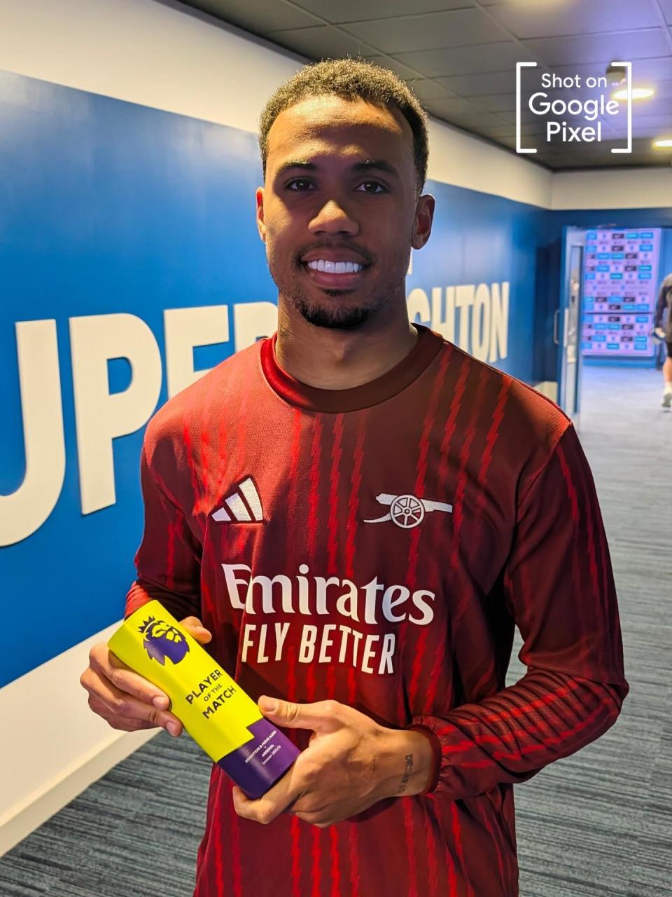 14次解围，加布里埃尔当选布莱顿vs阿森纳英超官方最佳