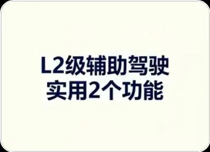 买车别被L2级辅助驾驶忽悠！真正实用的只有这2个功能