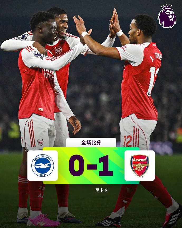 英超一夜巨变!曼城曼联齐翻车,阿森纳7分领跑,热刺距降级区仅1分