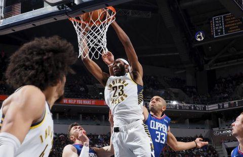 杰克逊26分生涯新高 步行者主场击沉快船