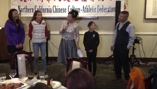 2018年北加州华人晚宴谷爱凌刘美贤同台献唱