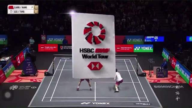 梁伟铿全英赛1/8赛强势压制，八记重杀横扫对手