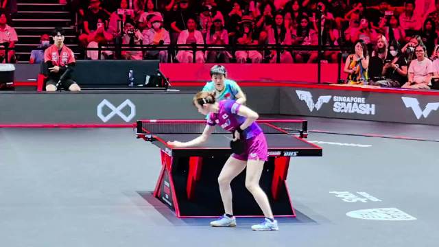 孙颖莎击败早田希娜展现技术优势