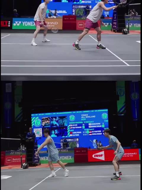 梁伟铿王昶2-1胜中国台北组合晋级全英赛八强