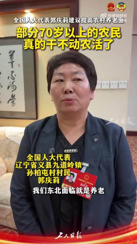 代表呼吁提高农村基础养老金，推广互助养老模式