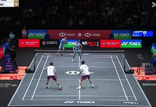 全英1/8决赛精彩球 攻防变化好强！以及真的很擅长打落点