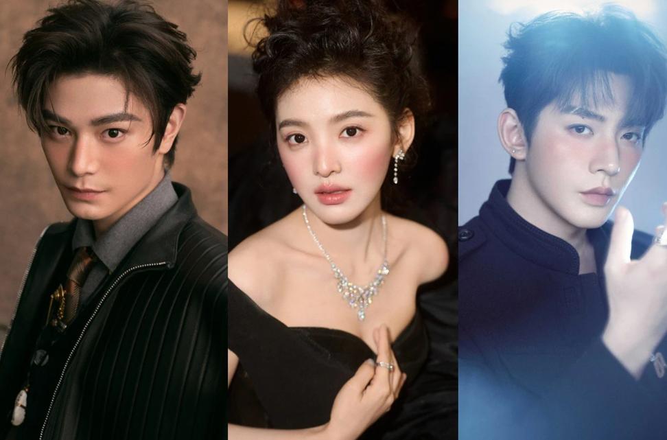 微博之夜:章若楠穿黑色低胸礼服抢先曝光,丁禹兮邓为画腮红化身花美男