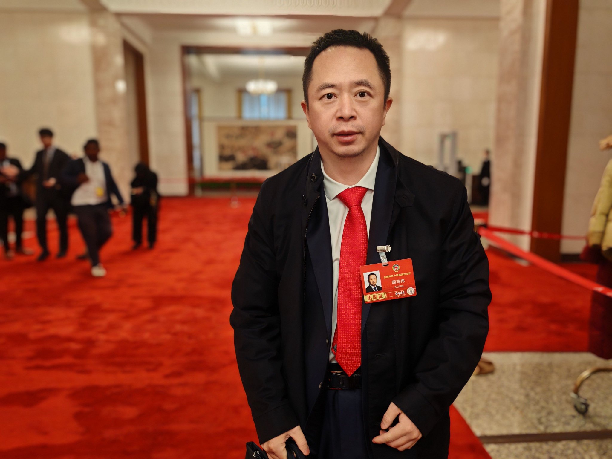 全國政協委員、360集團創始人周鴻禕。受訪者供圖