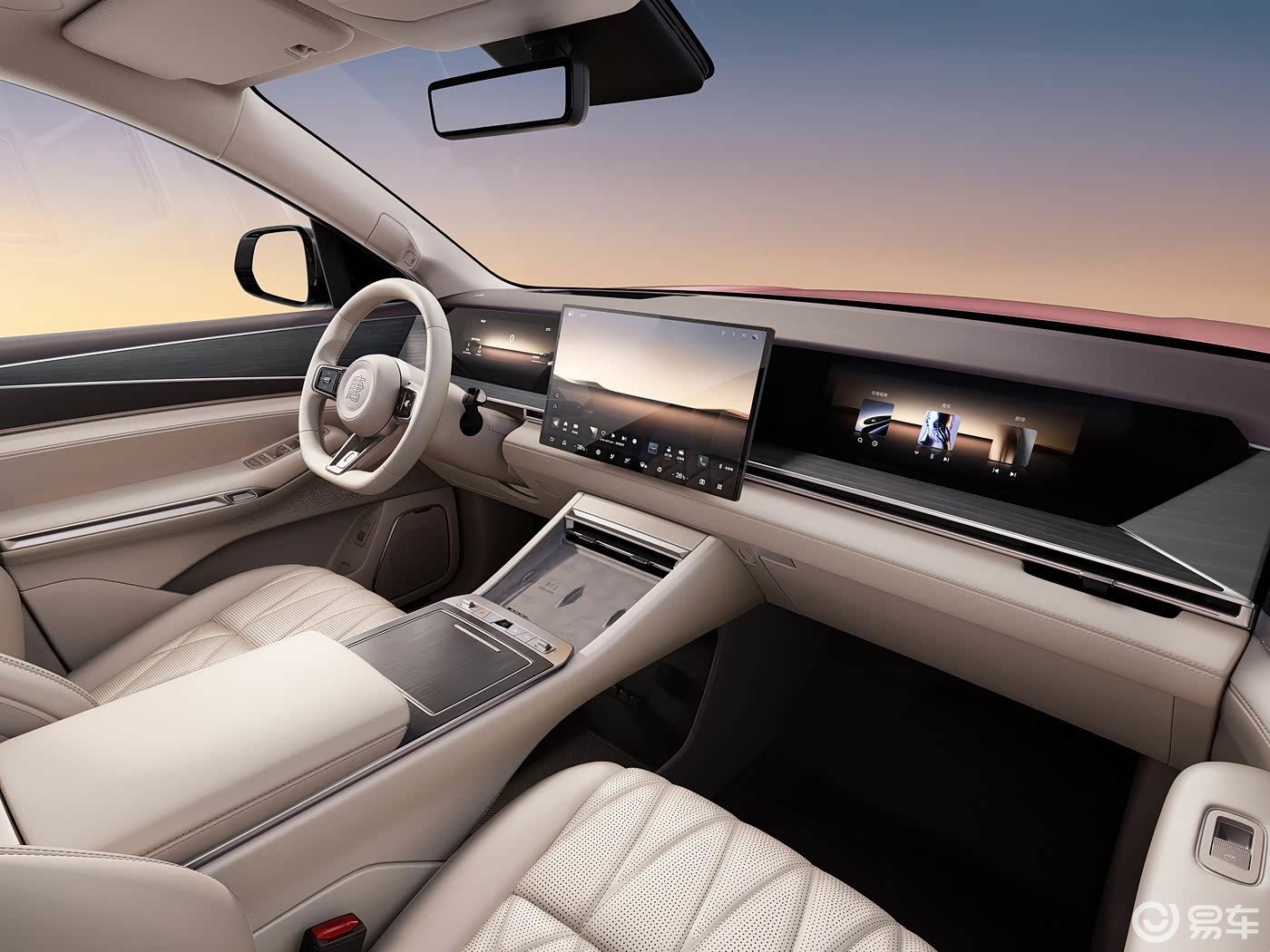 比亚迪大唐内饰官图发布！全新大型SUV，多块大屏