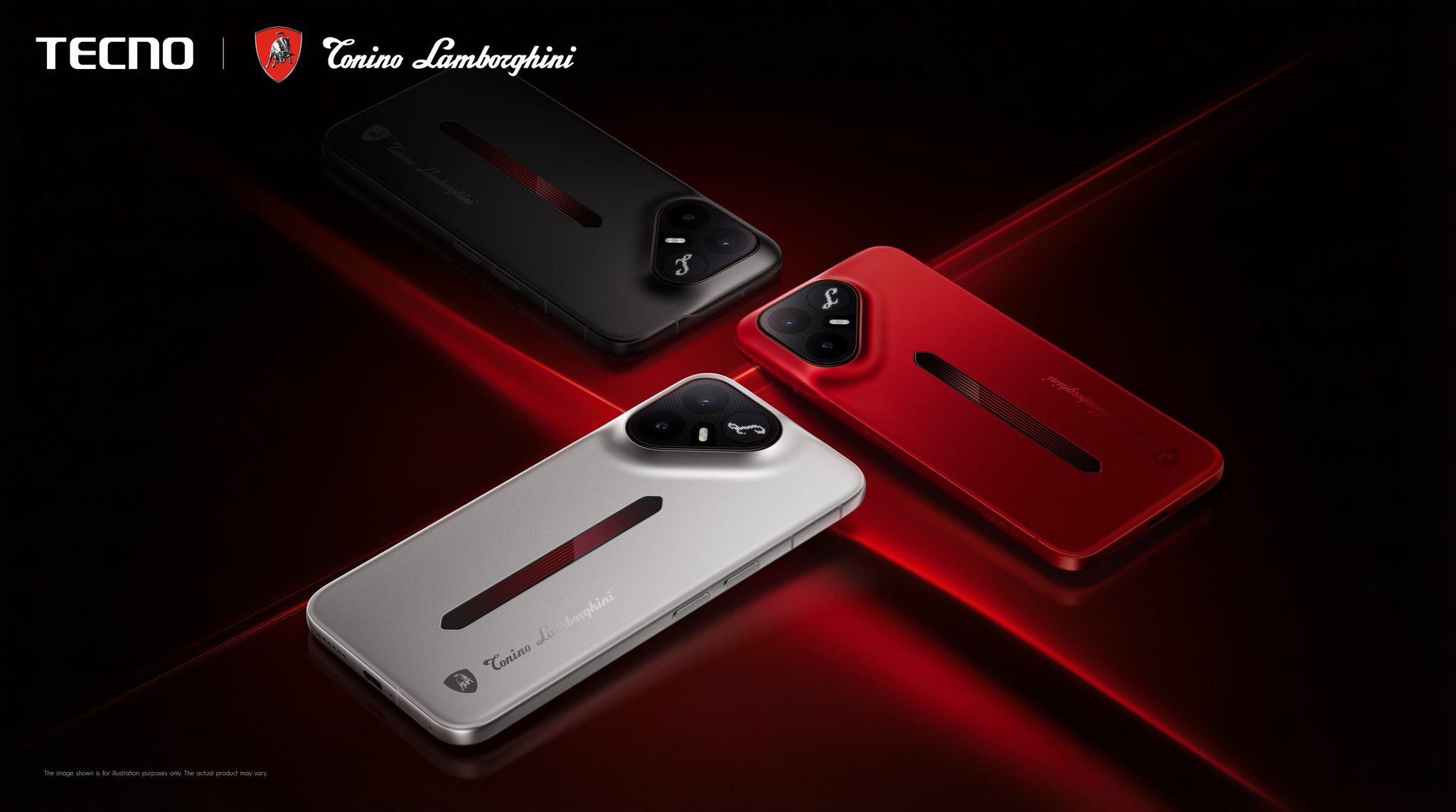 传音展示Tecno Pova Metal Tonino Lamborghini Edition手机